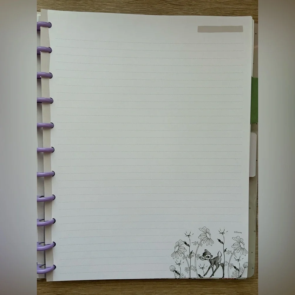 Happy Planner Bambi Big Dotted Lined Notebook - 60 Sheets - Disney 🦌✨🦌✨🦌 - Picture 3 of 11